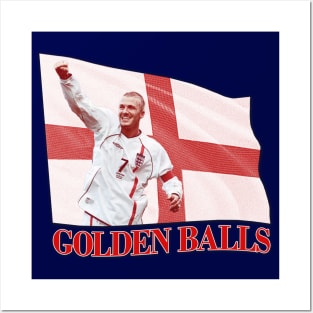 OG Euros Heroes - David Beckham - GOLDEN BALLS Posters and Art